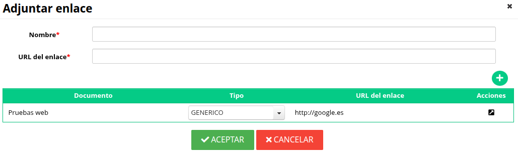 Adjuntar enlaces como anexos Adjuntar enlaces como anexos